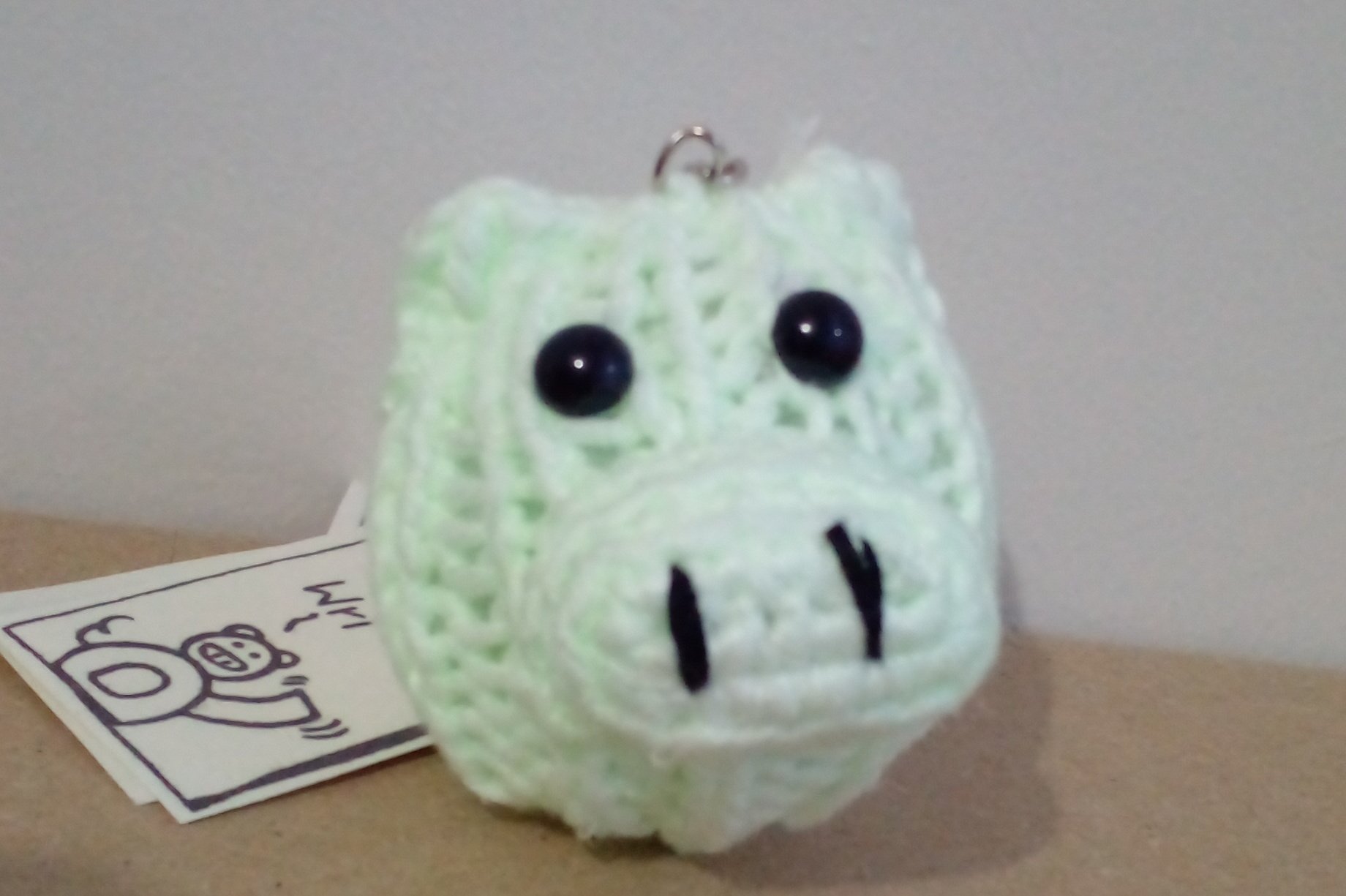 Fluorescent Pupsie Head Keyring - Pupsies! product image (4)