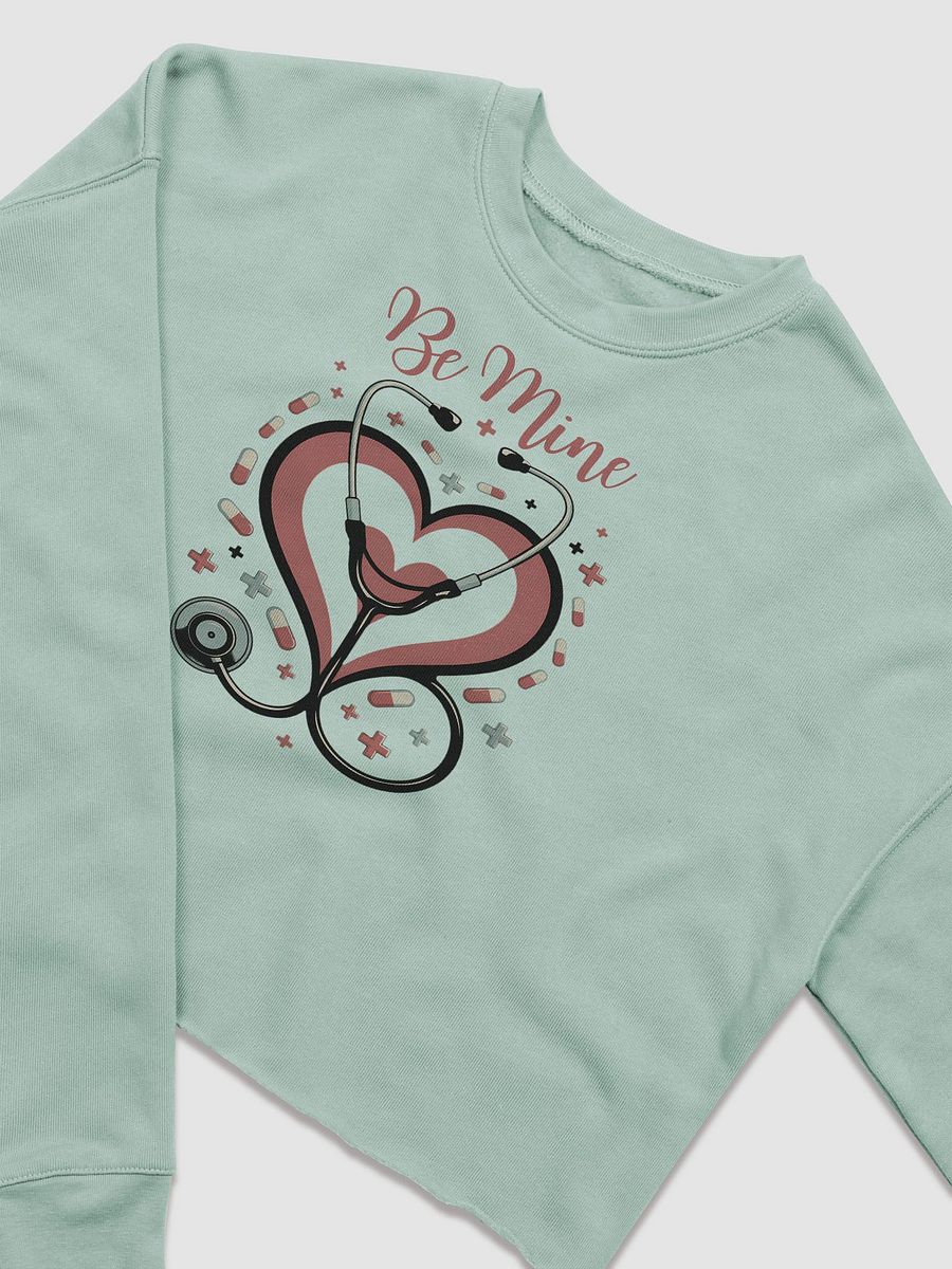 Be Mine, or I'll Have to Chart About It - Crop Sweatshirt product image (13)