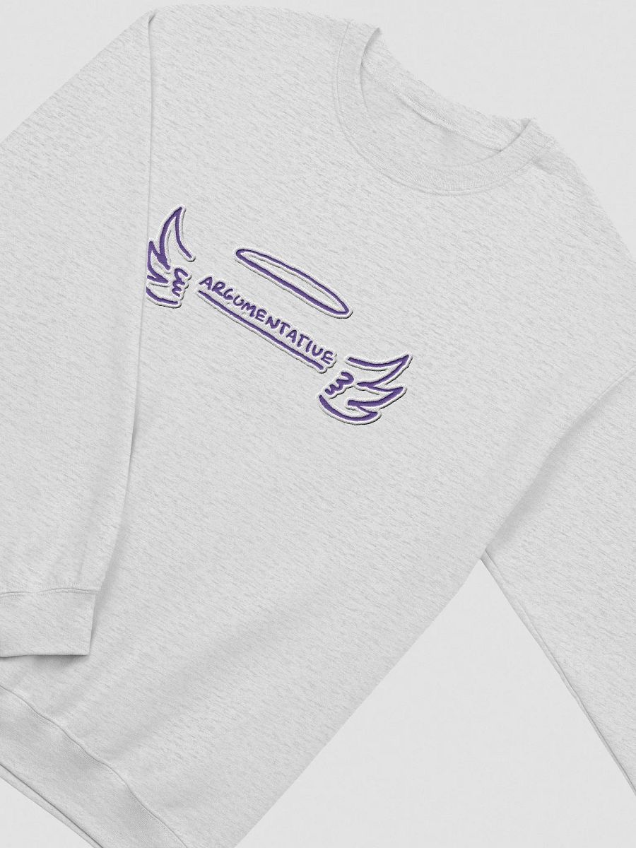 ANGELIC (lg. purple bubble design) embroidered crewneck product image (30)