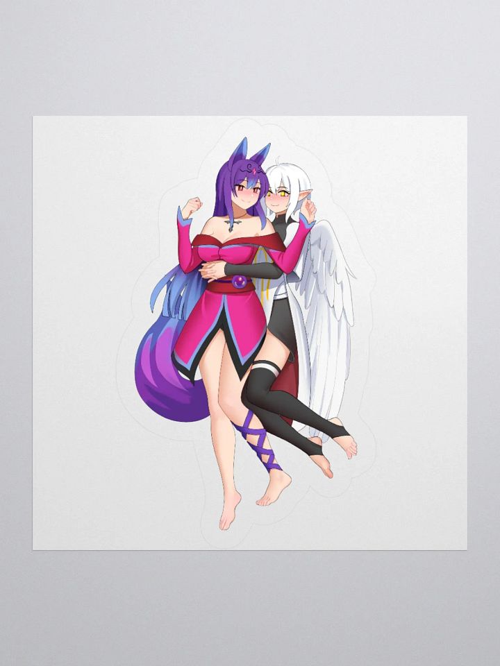 Cuddles clear sticker product image (2)