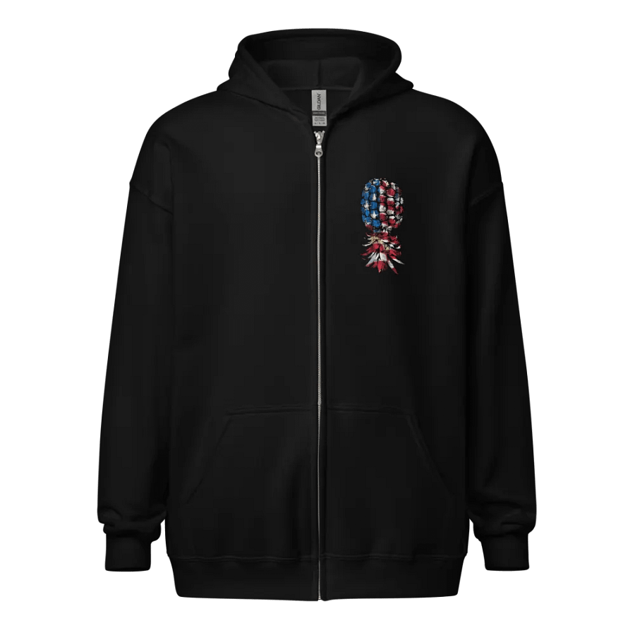 American Swinger Back Print Zippy Hoodie product image (1)