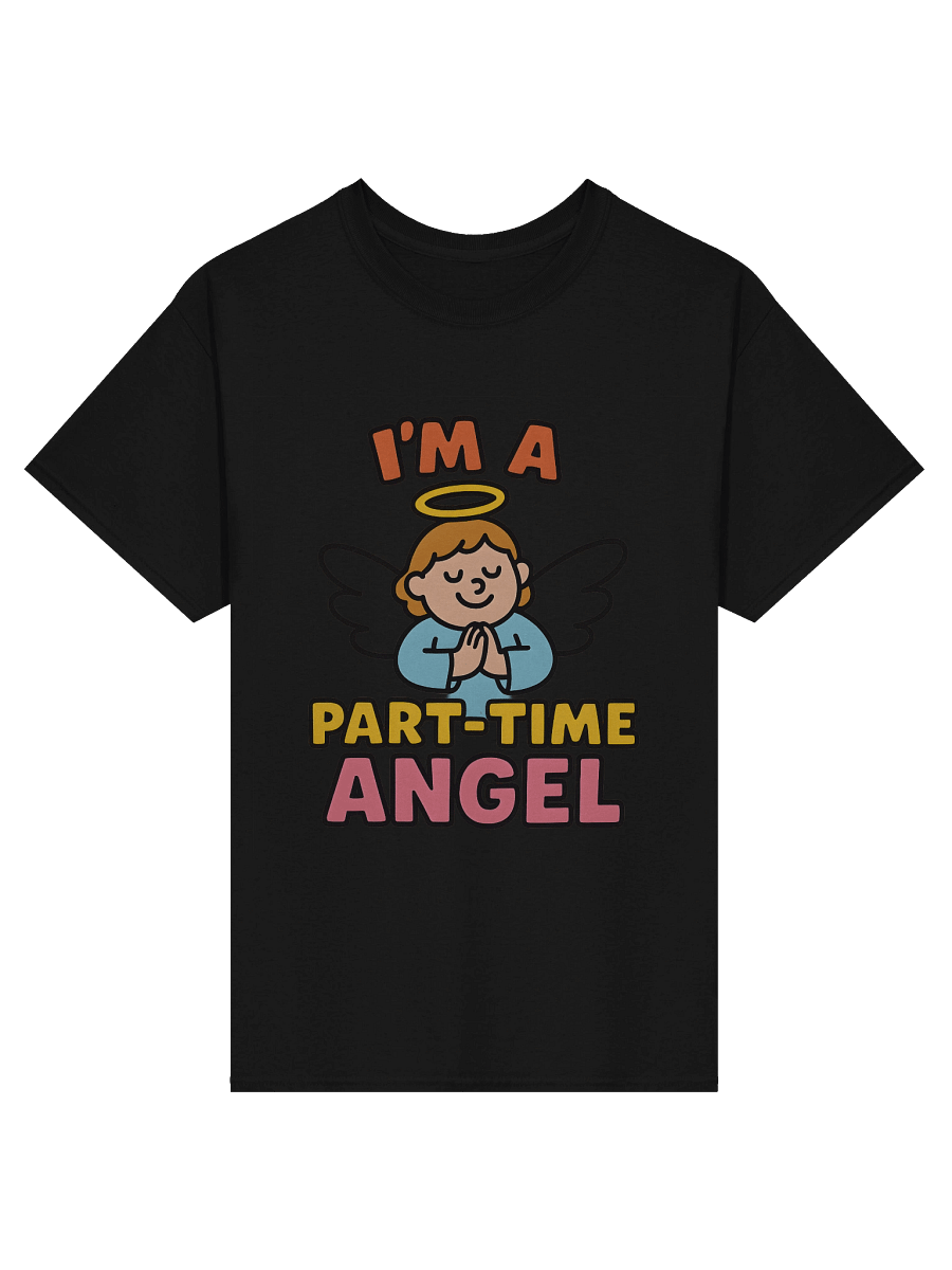 Part-Time Angel Cartoon T-Shirt product image (1)