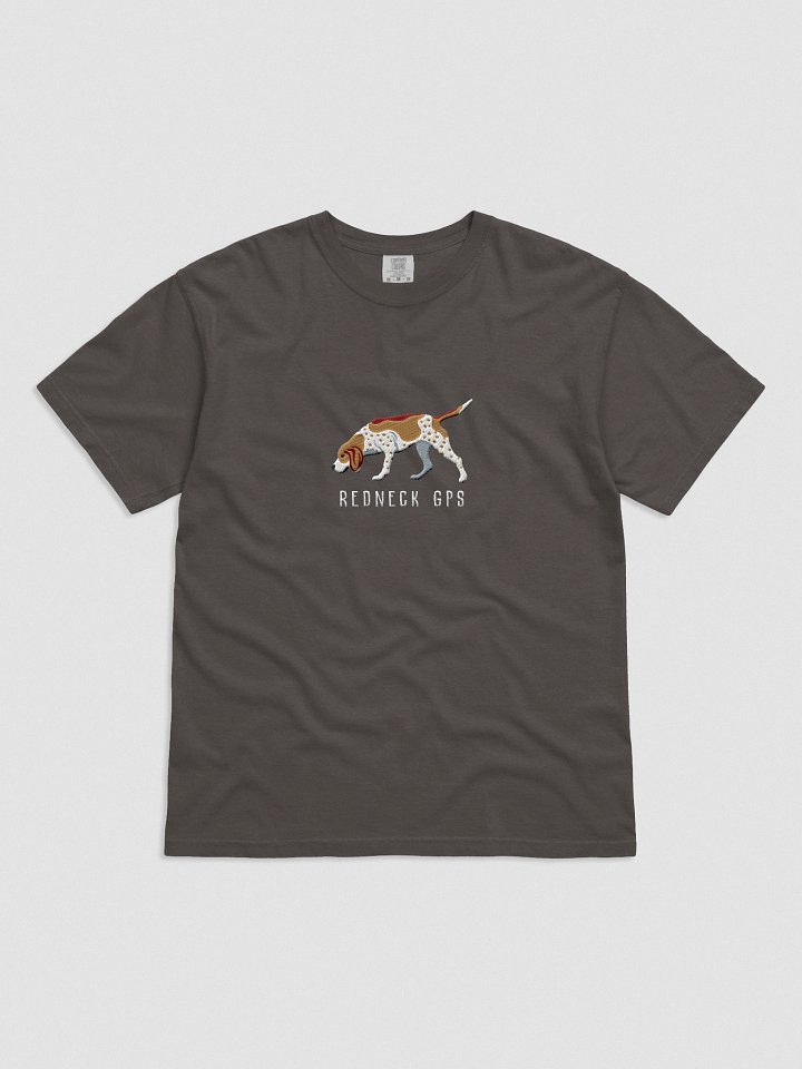 Redneck GPS T-Shirt(Embroidered) of a Redtick Coonhound product image (5)