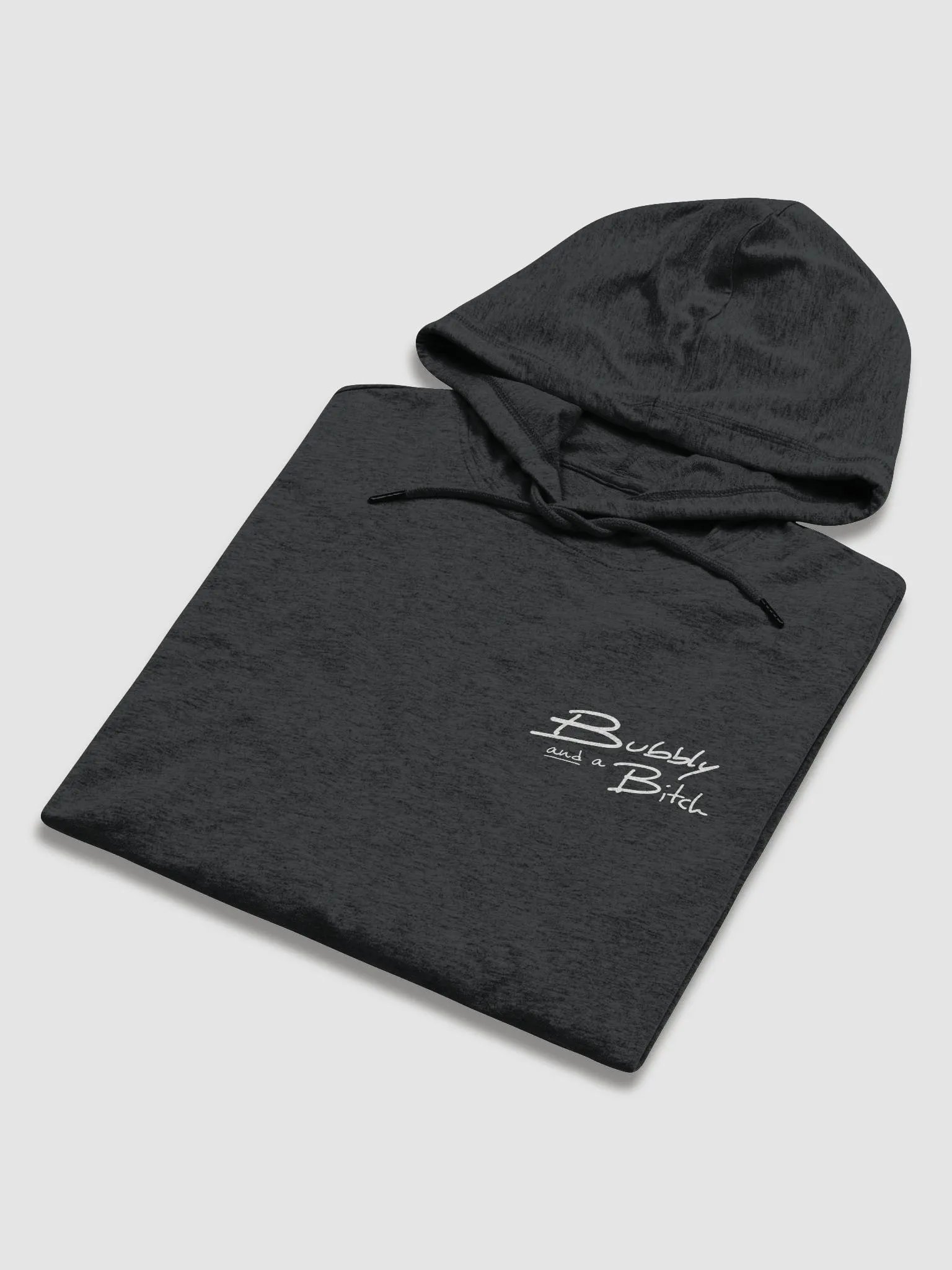 Bubbly and a B*tch (sm. white design) printed lightweight hoodie product image (6)