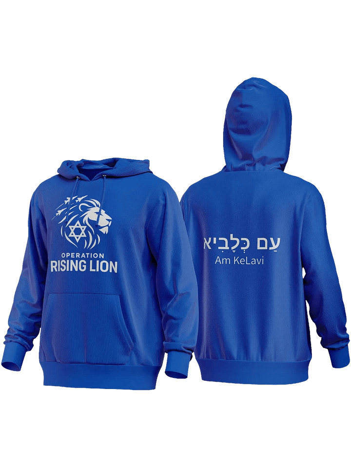 "OPERATION RISING LION" (WHITE EMBLEM) Hoodie product image (6)