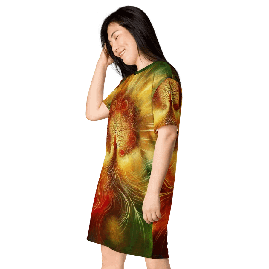 Tree of Life Ital T-Shirt Dress product image (3)