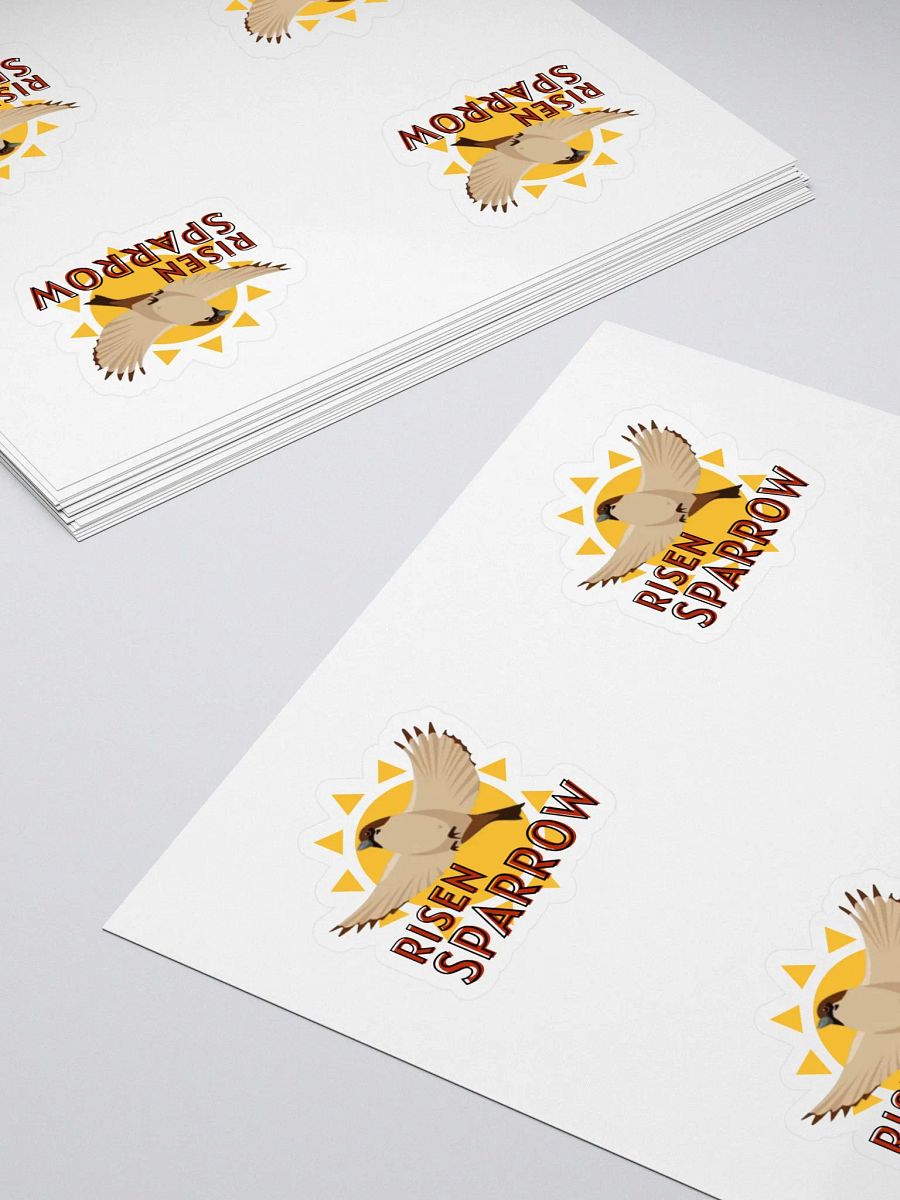 Risen Sparrow Logo Cut & Peel Stickers product image (4)