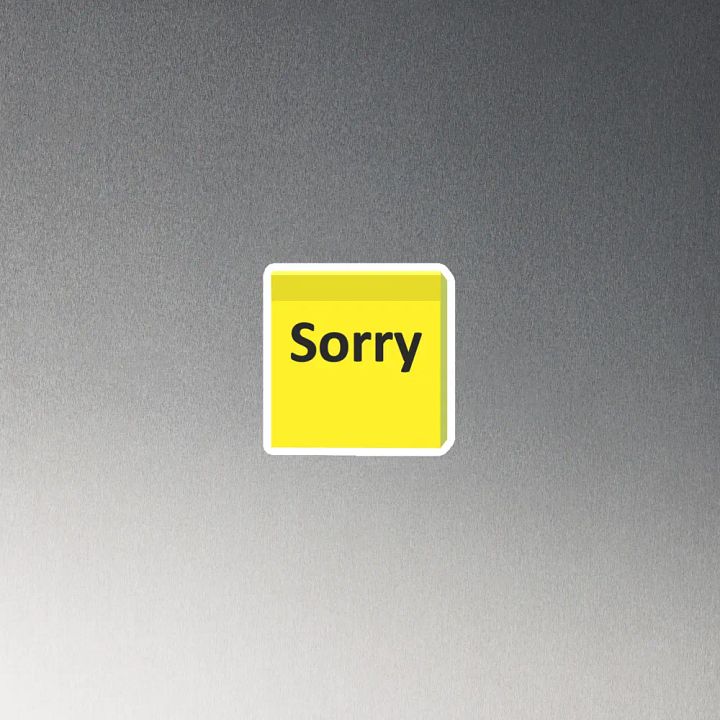 Sorry Magnet product image (2)