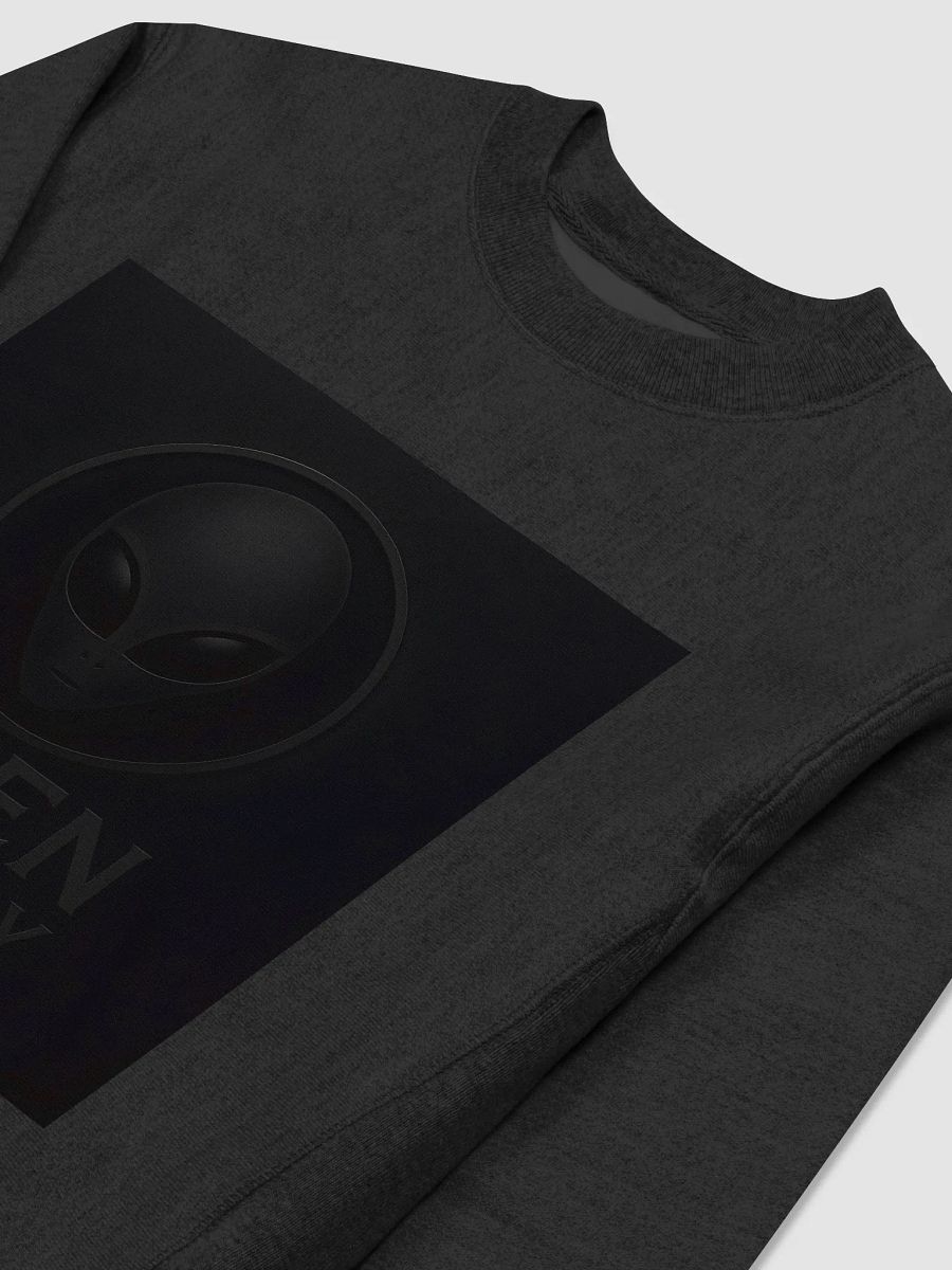 black on black Alien Society Champion Sweatshirt product image (3)