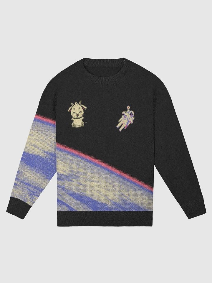 BOOGIE BATISTA IN SPACE Knitted Crewneck Sweater Classic Fit product image (1)