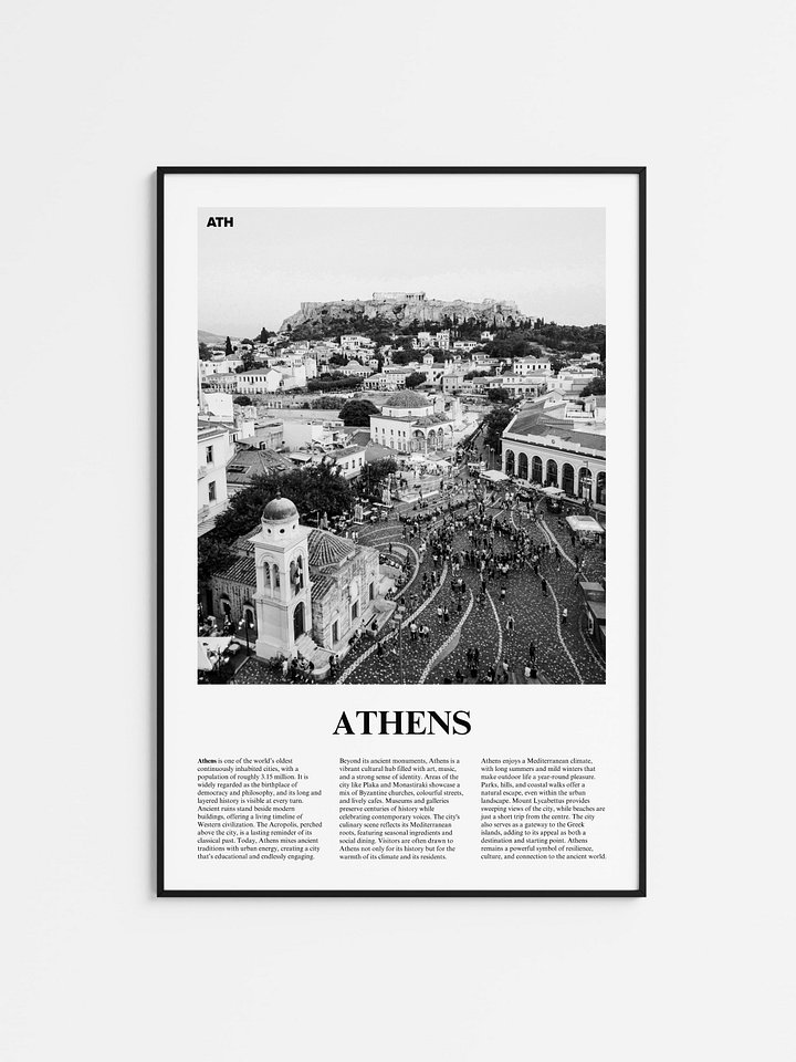 Athens 01 Newspaper Poster product image (1)