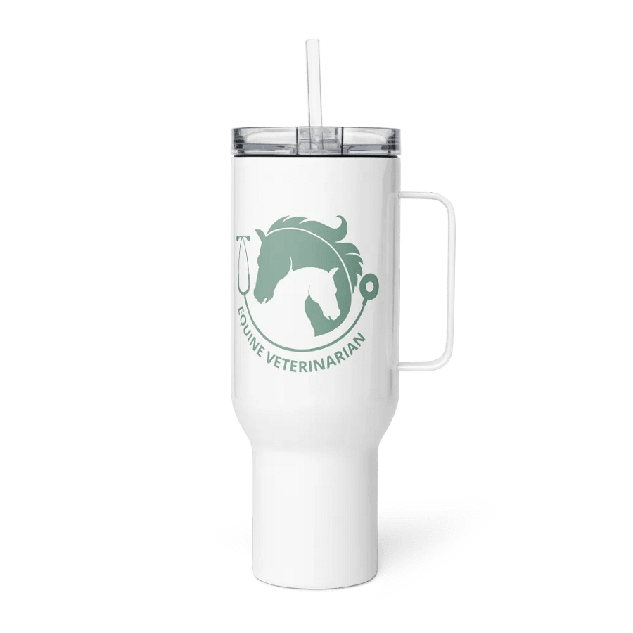 "Equine veterinarian" Travel Mug with a Handle product image (18)