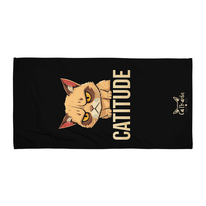 CATITUDE BEACH TOWEL product image (1)