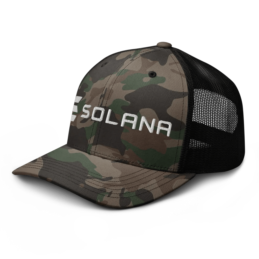 Solana Logo Embroidered Camo Hat product image (6)