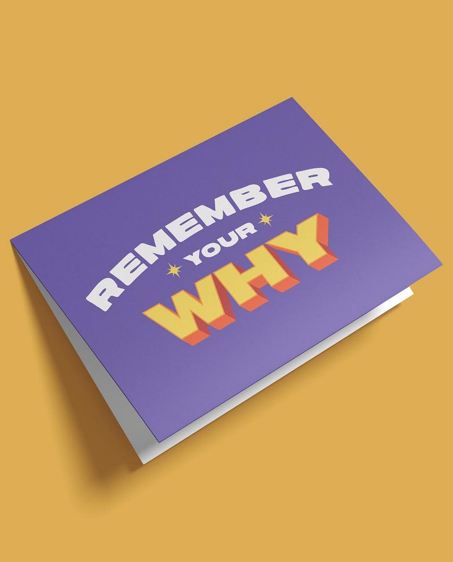 Remember Your Why Quote Affirmation Printable Wall Art Decor - Instant Download product image (2)