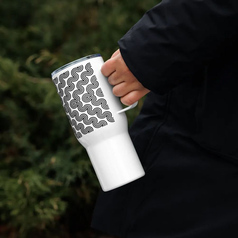 Monochrome Maze 25 oz Travel Mug product image (11)