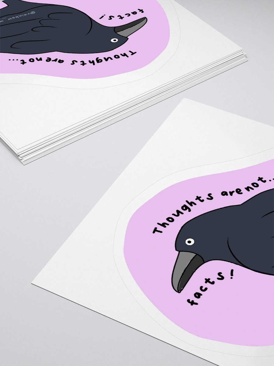 Thoughts are not Facts Sticker product image (4)