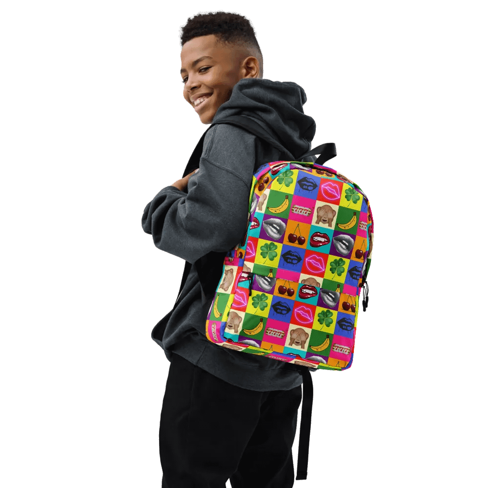 Vibrant Icons All-Over Backpack product image (7)