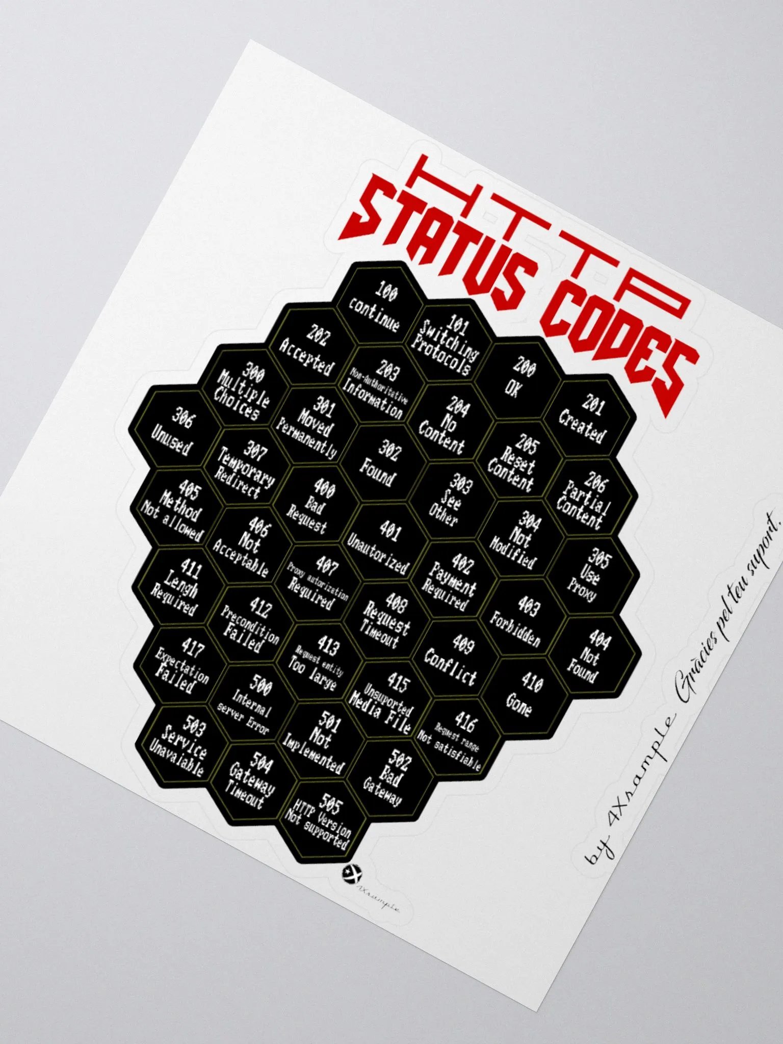 http status codes - Adhesius product image (2)