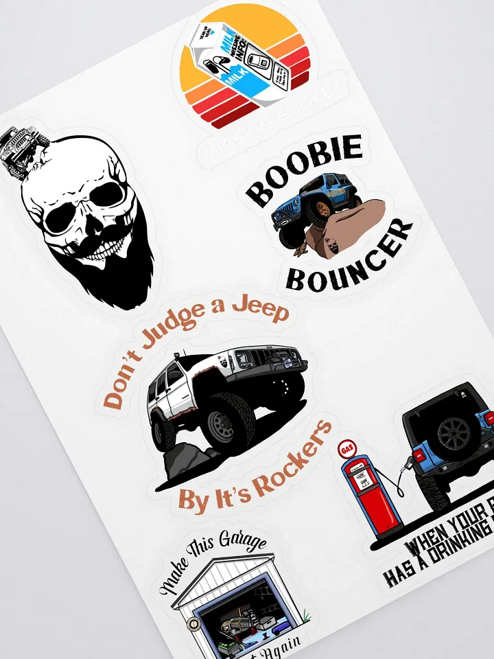 Bearded Jeeper Sticker Sheet product image (2)