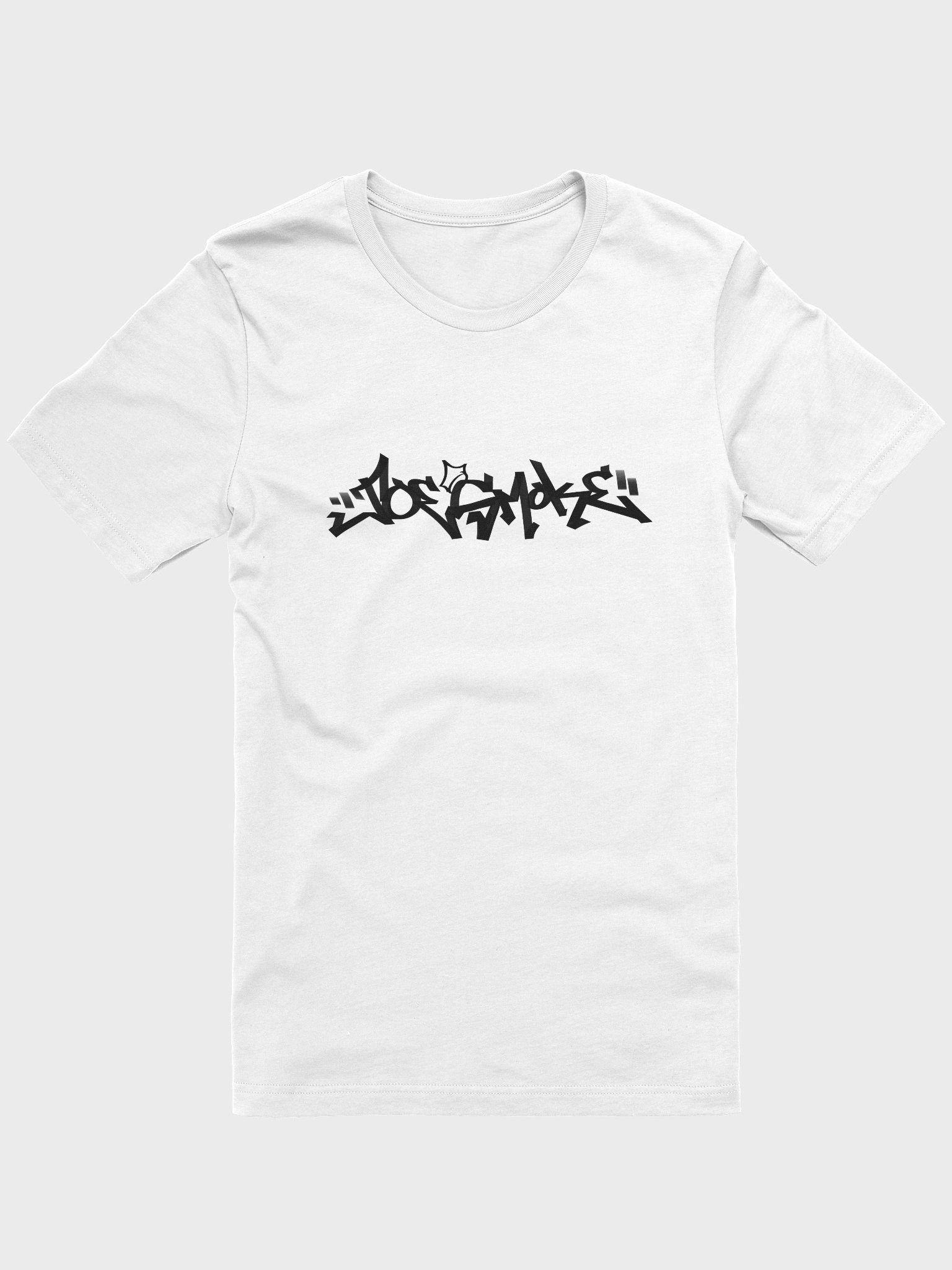 Black on White "JoeSmoke" Graffiti print product image (1)