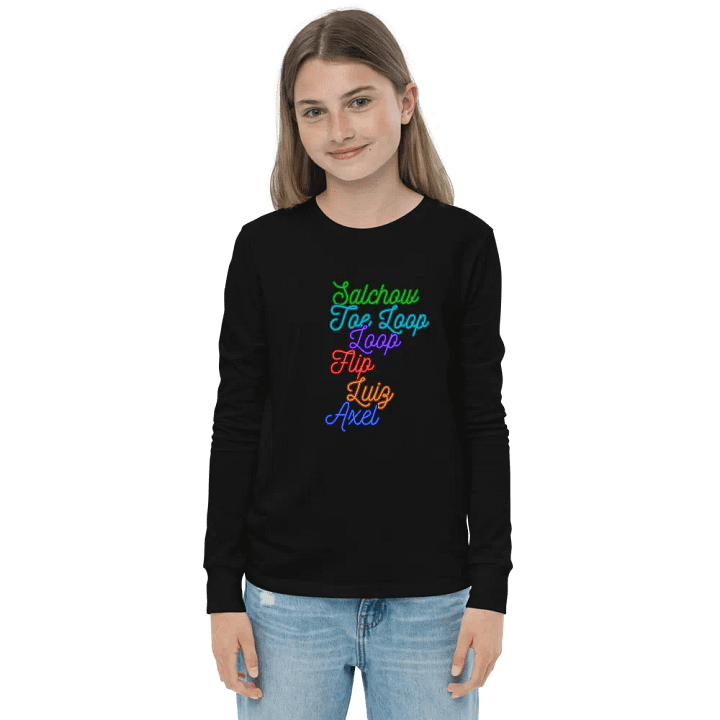 Neon Skate Jumps Youth Tee product image (1)