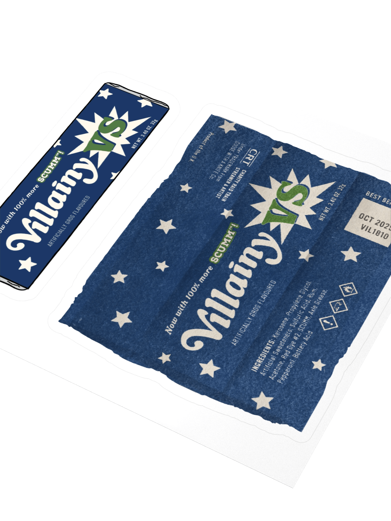 Villanyvs Grog Bar Sticker Duo | Villainyvs product image (6)