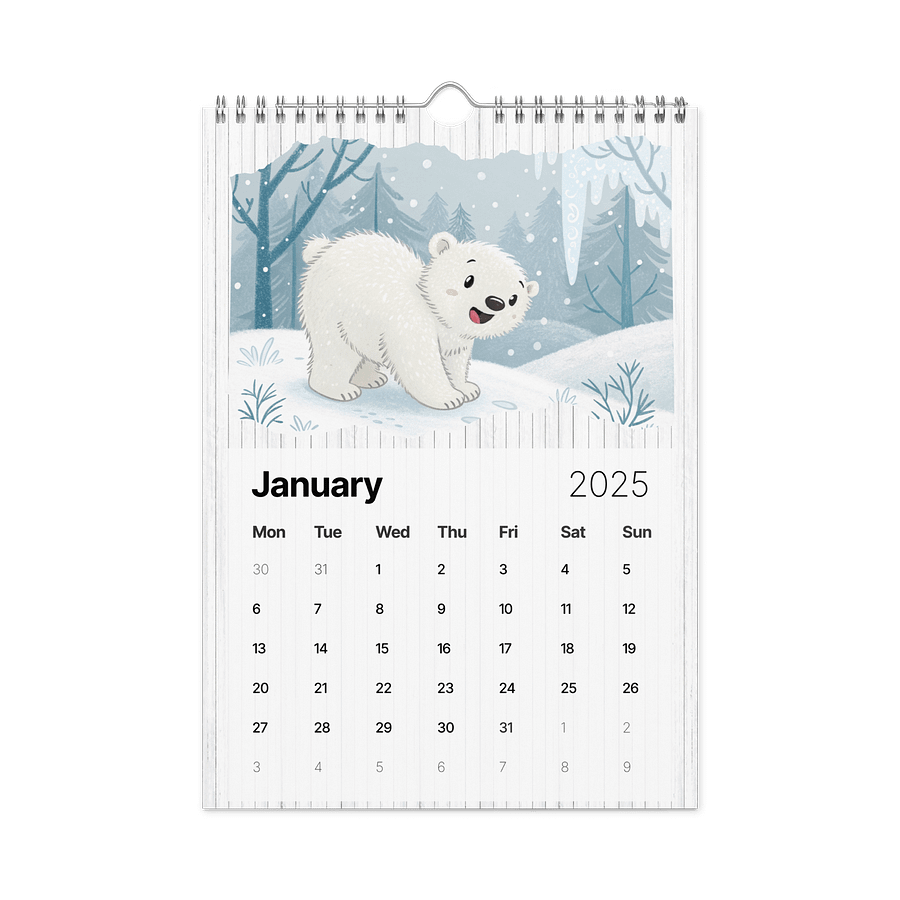 ADORABLE ANIMALS WALL CALENDAR 2026 product image (6)