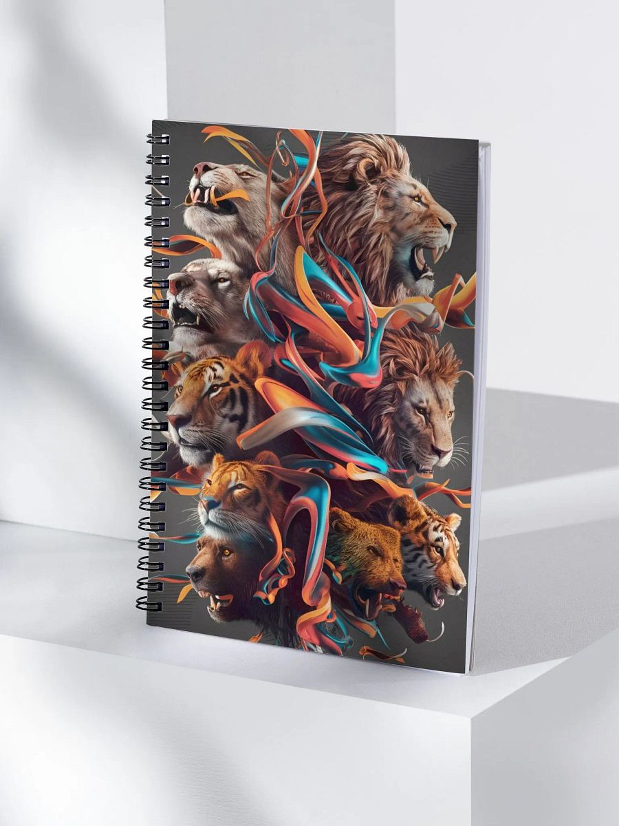 Majestic Big Cats Spiral Notebook product image (4)