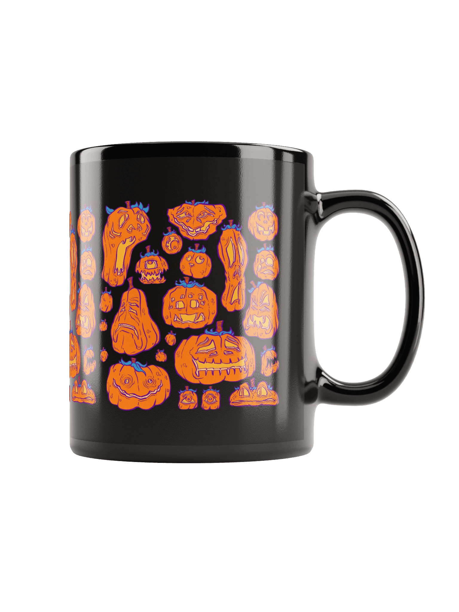 Jumble of Jack-o-Lanterns 11oz. Coffee Mug product image (1)