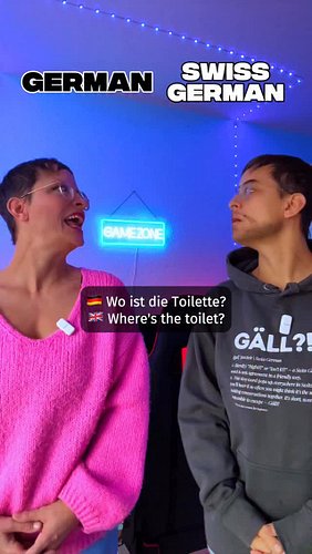 Where is…. In Swiss German vs German 💥

Learn Swiss German with me!

#switzerland #schweizerdeutsch #learngerman #schwiizerdü...