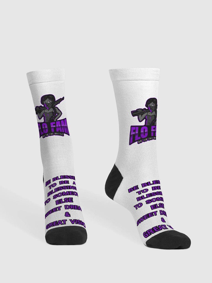 FLOFAM Socks (Girls can Shoot too) product image (2)
