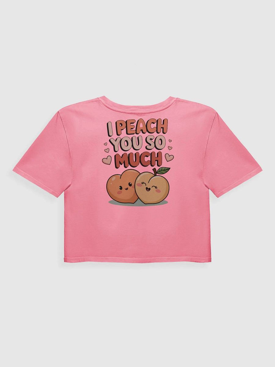 I Peach You So Much Valentines Women's Crop Top product image (15)