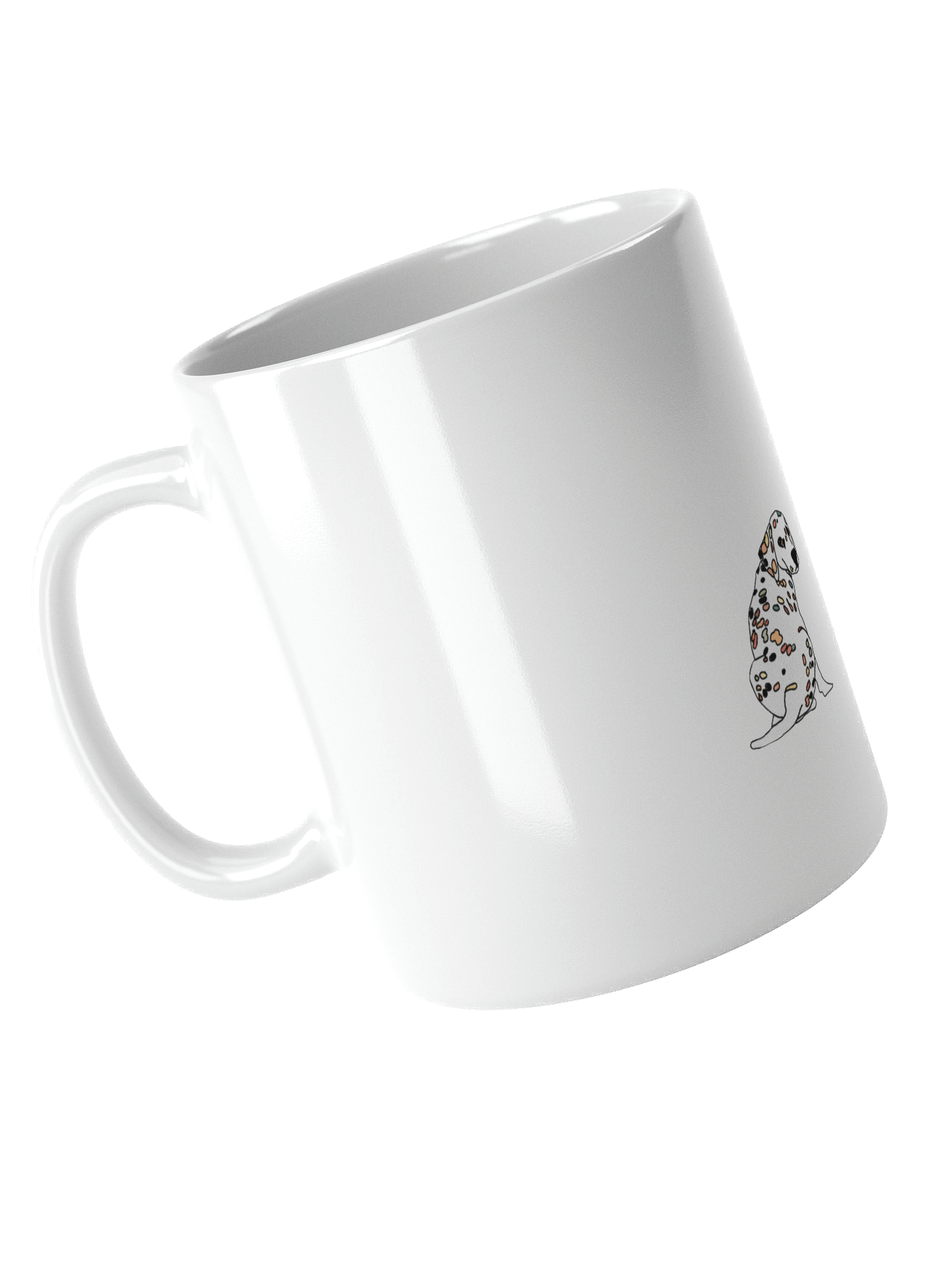 Dalmatian Splash Mug – White Ceramic product image (5)
