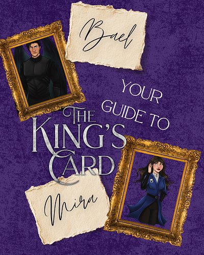 💜Your Guide to The King’s Card 💜
•
Are you ready to dive into book 2 of the Fairytale Tarot trilogy? Continue Mira & Bael’s a...