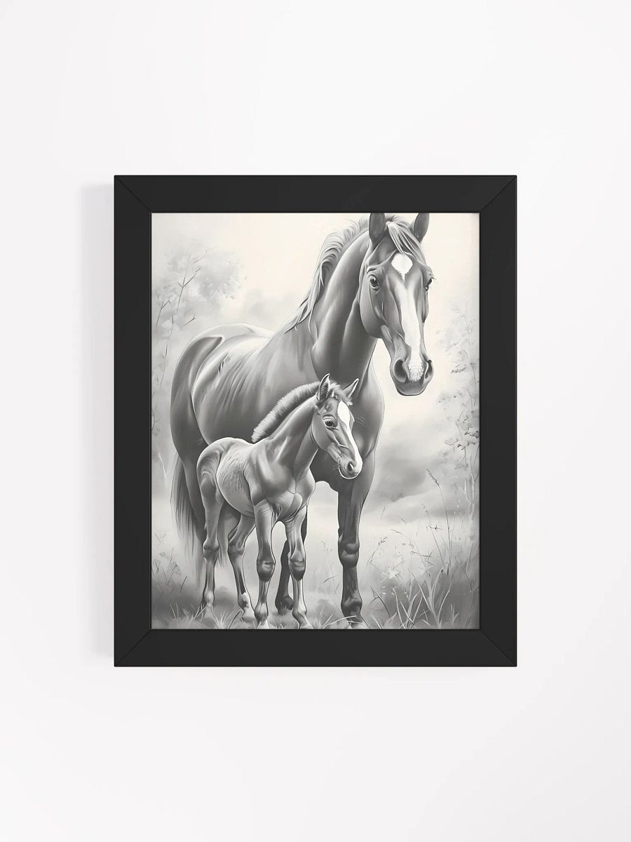Majestic Mare & Foal Framed Poster product image (5)