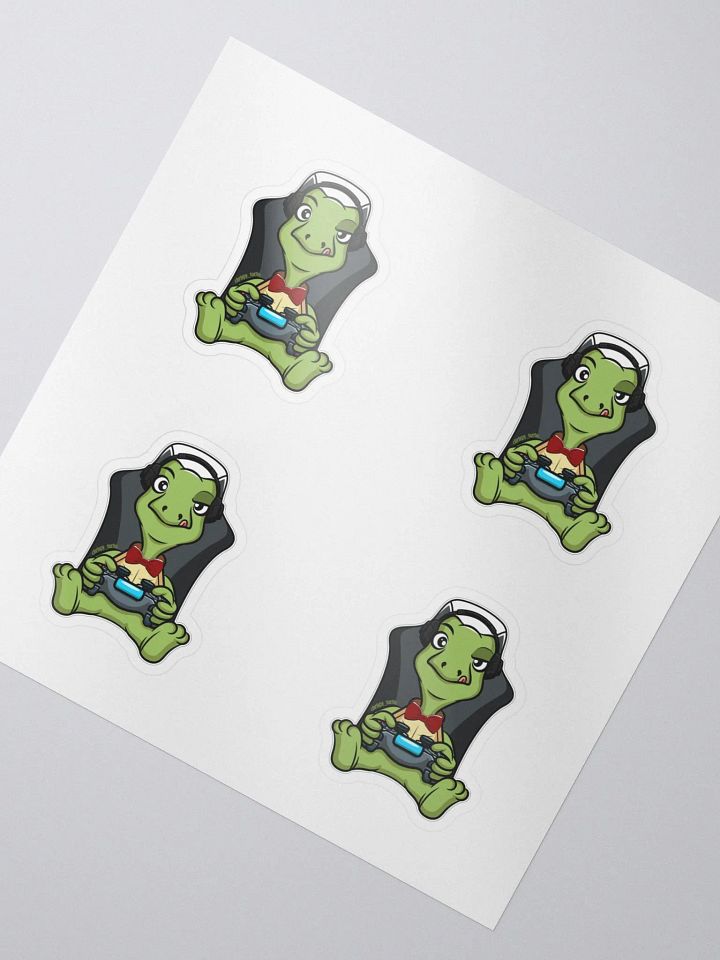 Gamer turtle stickers product image (2)