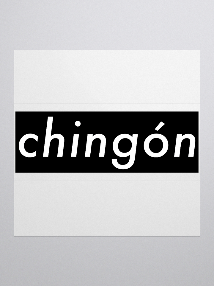 Chingón Kiss Cut Stickers product image (3)
