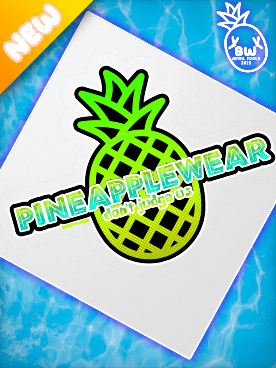Pineapplewear Logo - Die Cut Sticker product image (1)