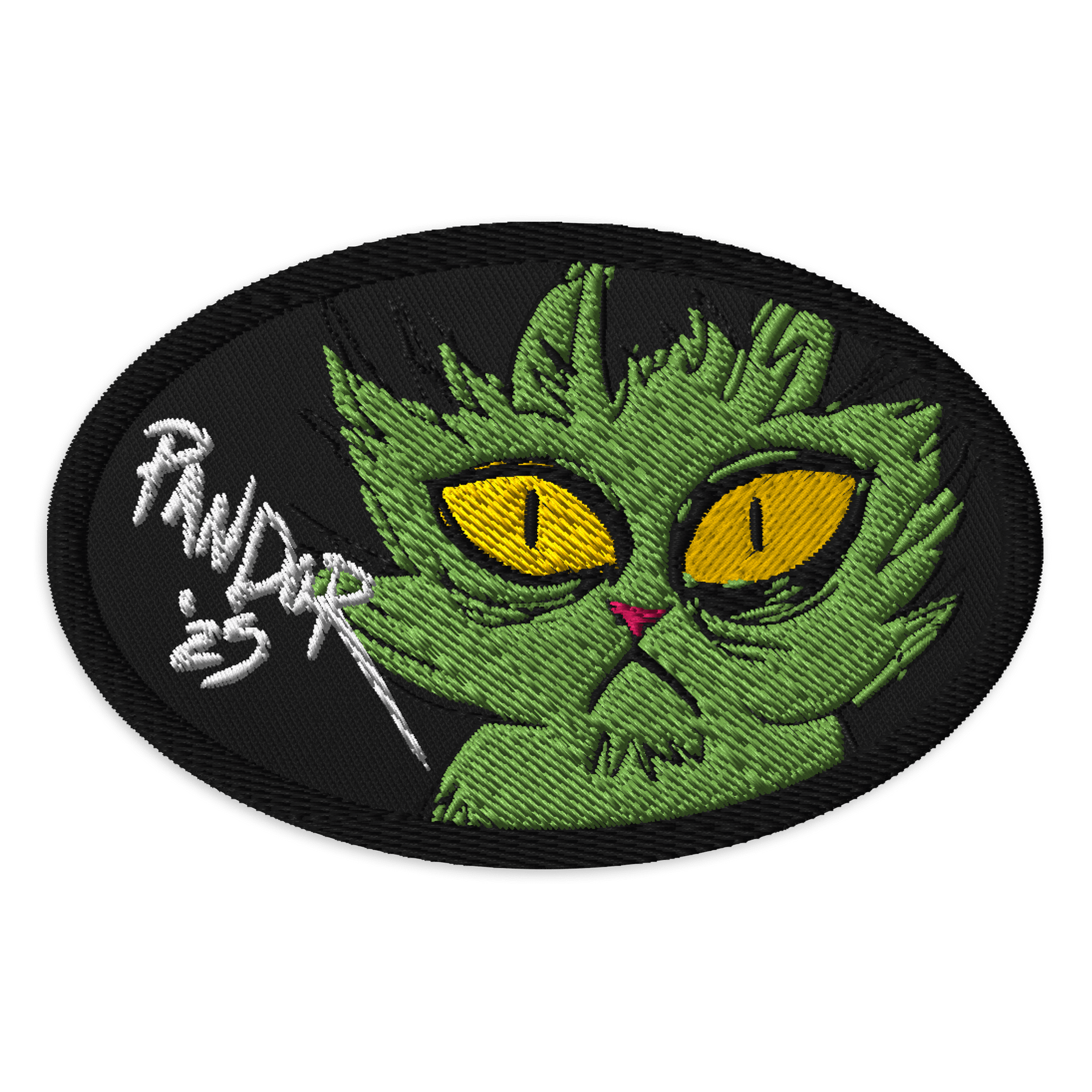 Scrankled Green Cat Patch product image (1)