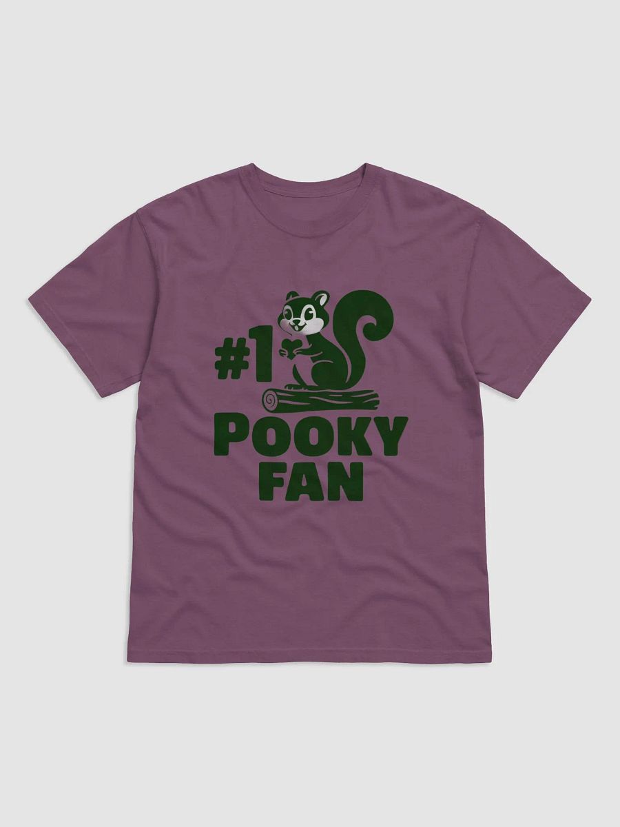Super Soft Traditional Fit Tee: #1 Pooky Fan, Black on Log product image (1)