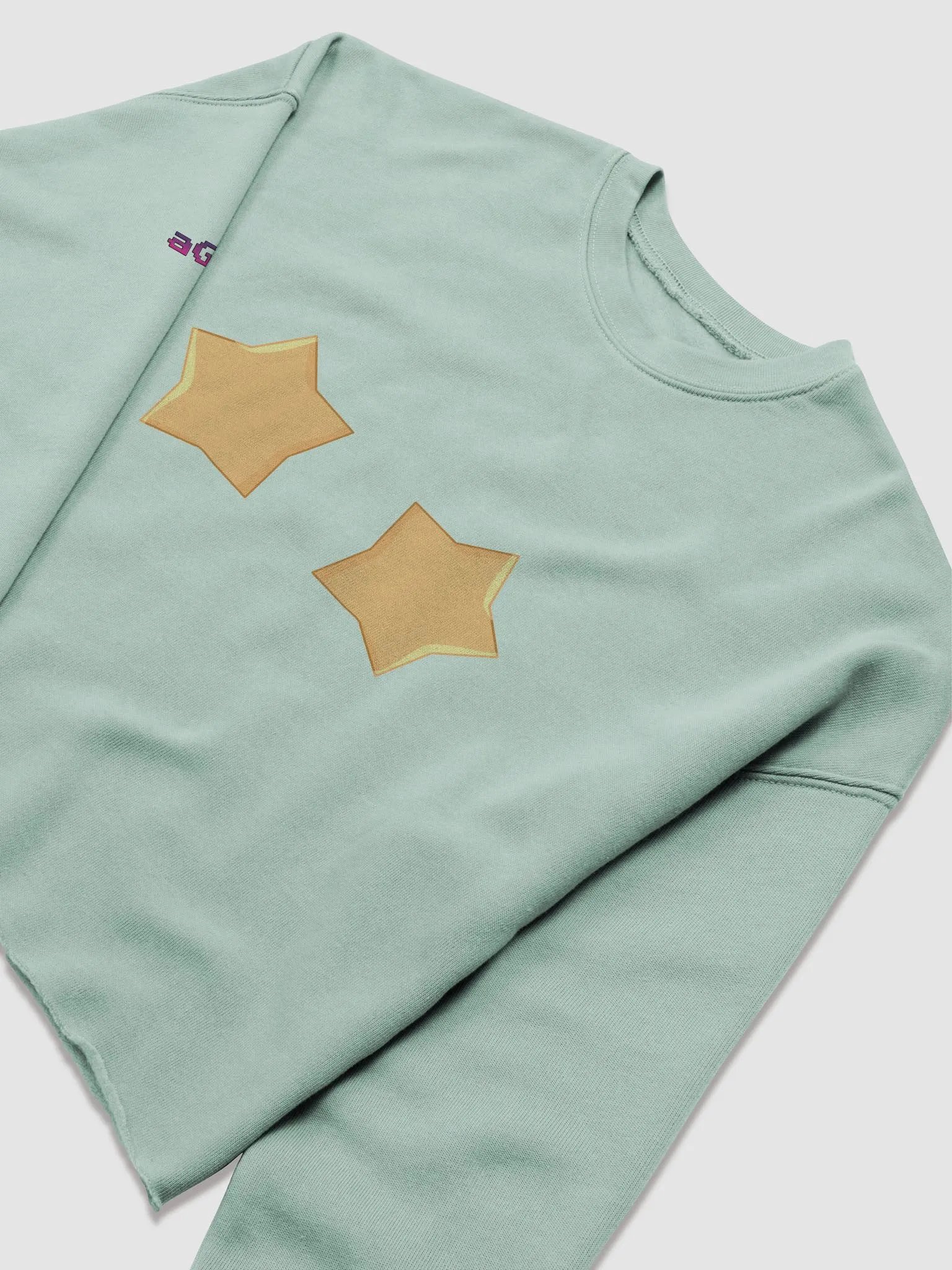 Twinkle Tits for Big Tittys Unisex Knitted Long Sleeve Crop Top product image (13)
