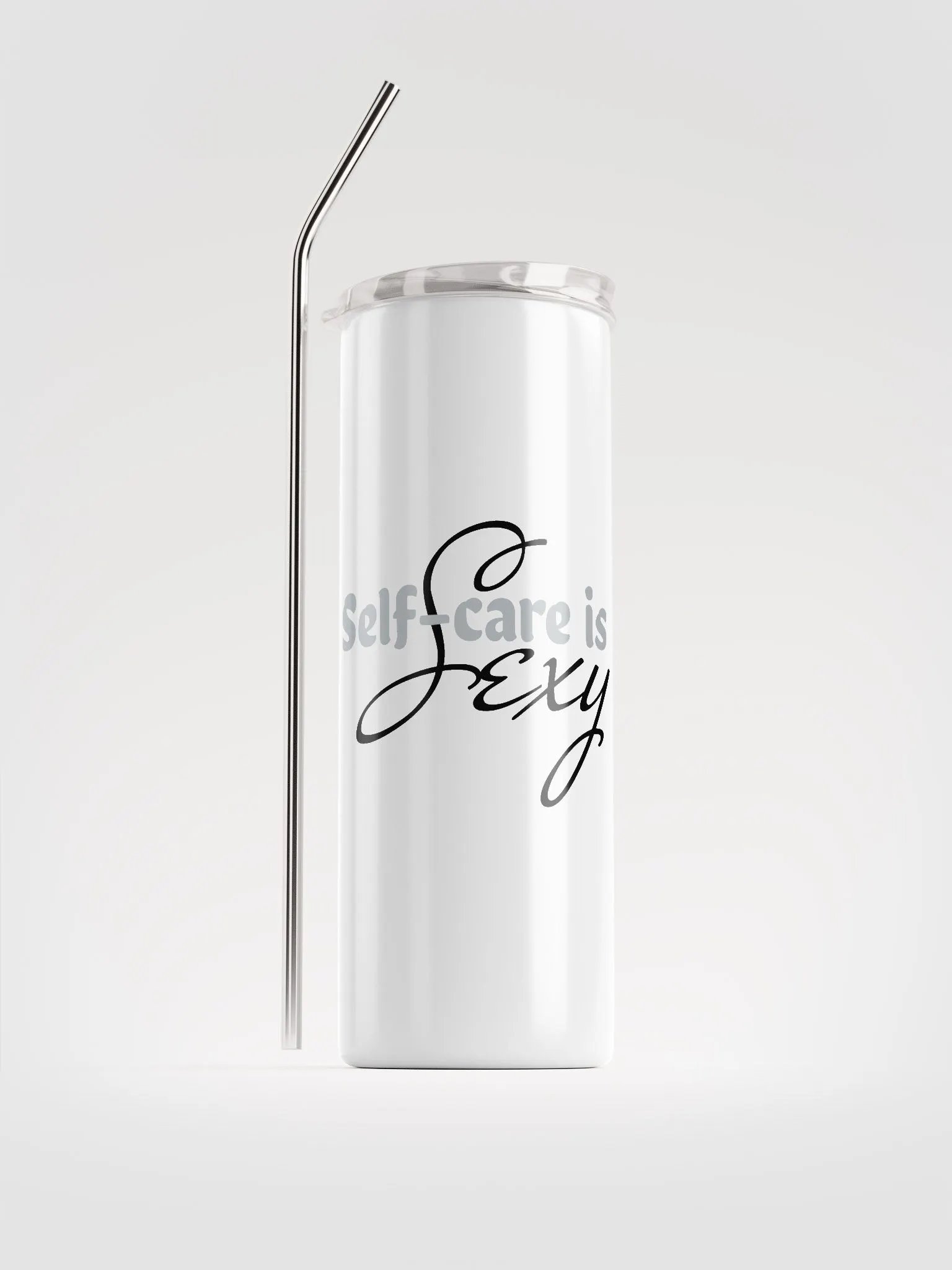 Self-care is sexy - Bottle With Straw product image (1)