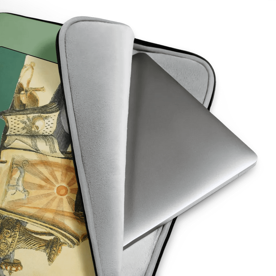 Laptop cover, Omnia mea, green version product image (2)