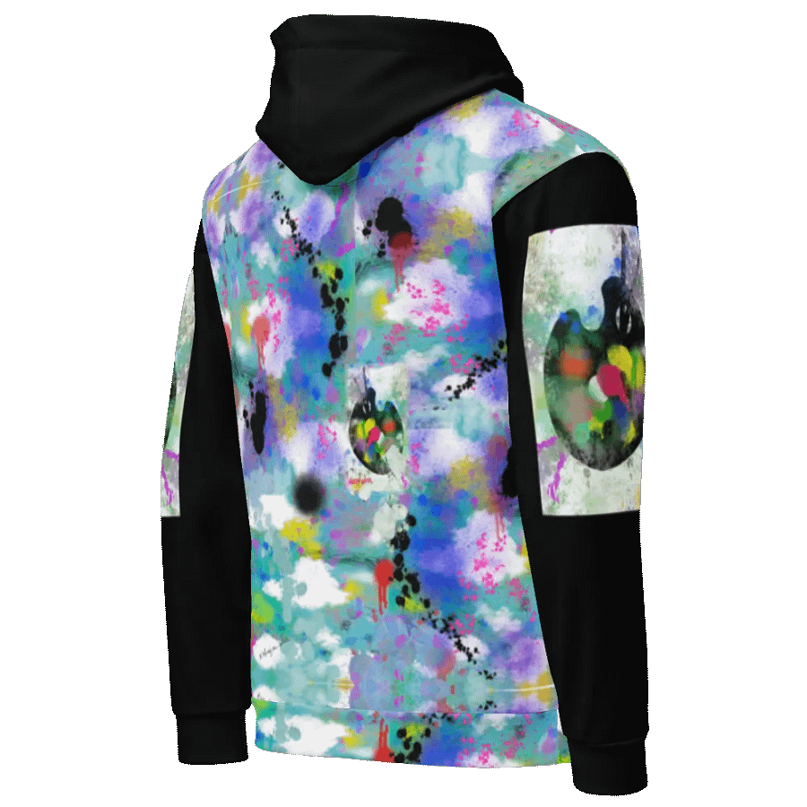 SplatterWear #3 Unisex Art Hoodie/Aquatic product image (3)