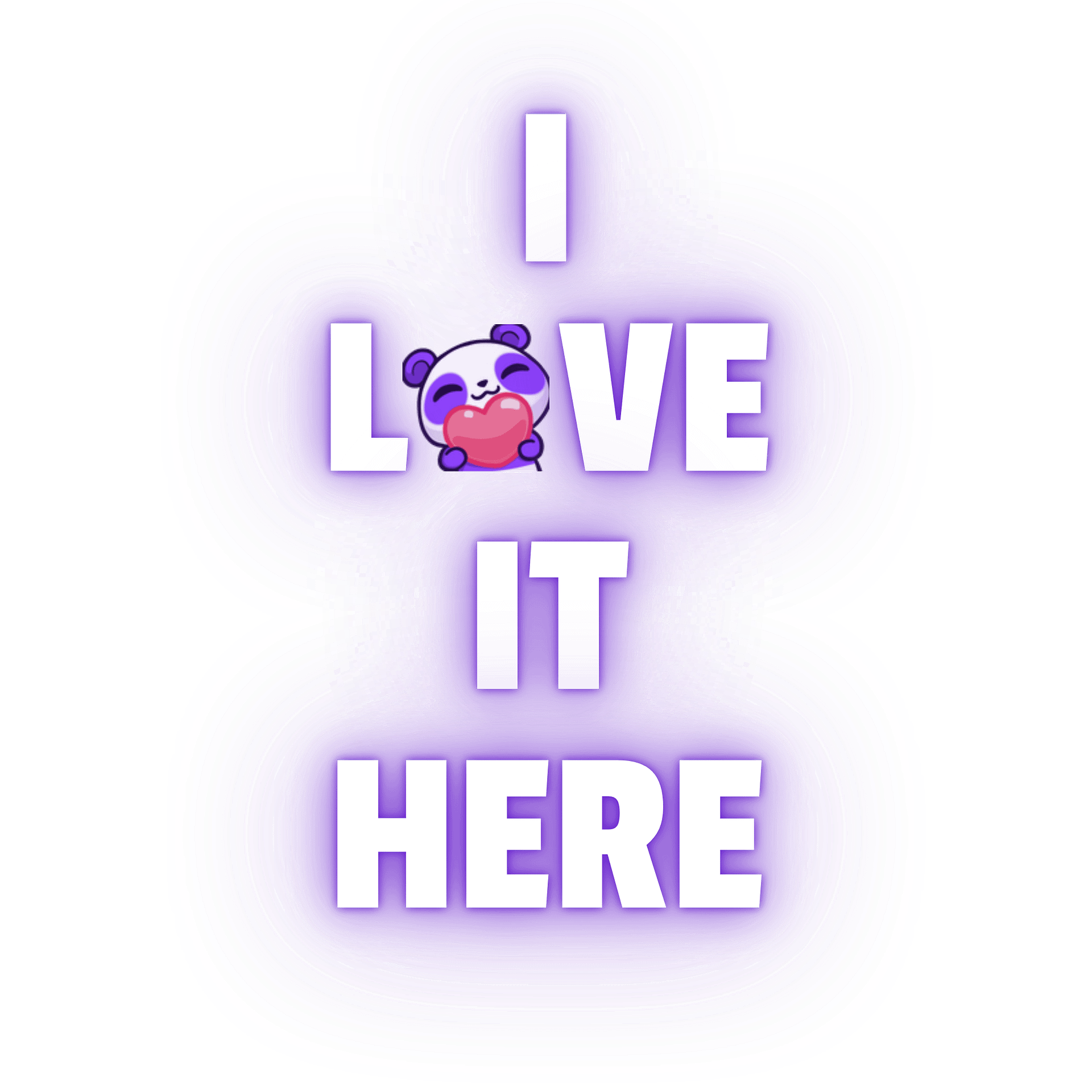 I Love It Here Sticker product image (1)