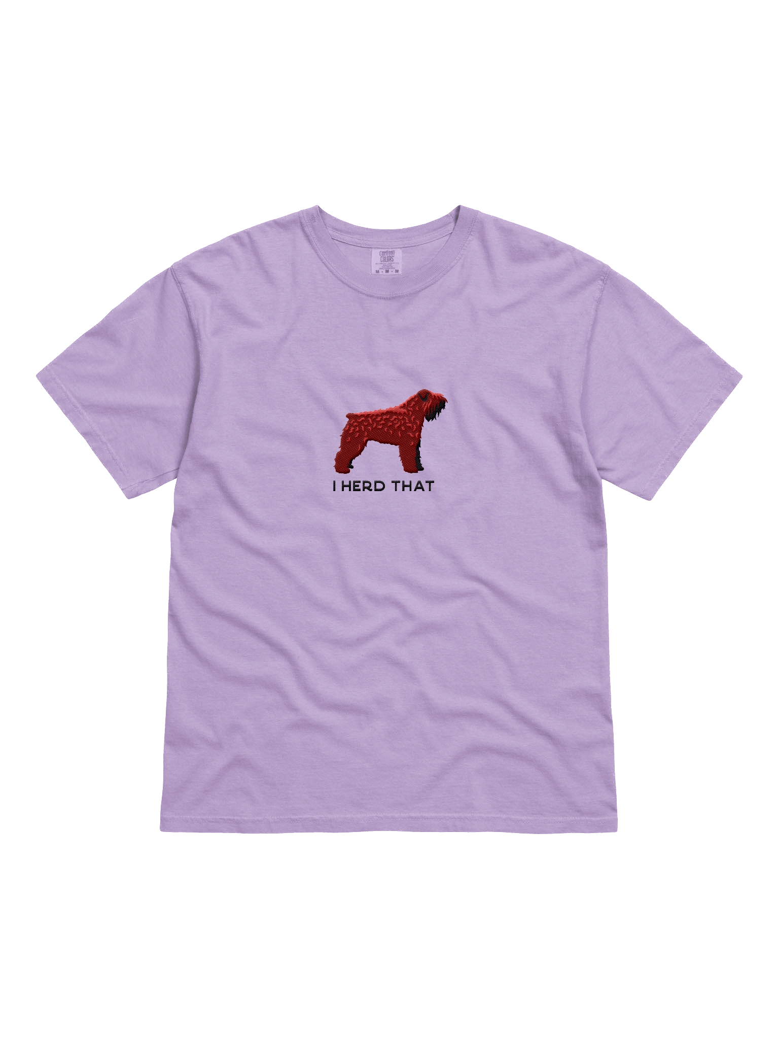 I Herd That T-Shirt(Embroidered) of a Bouvier des Flandres(Red) product image (31)