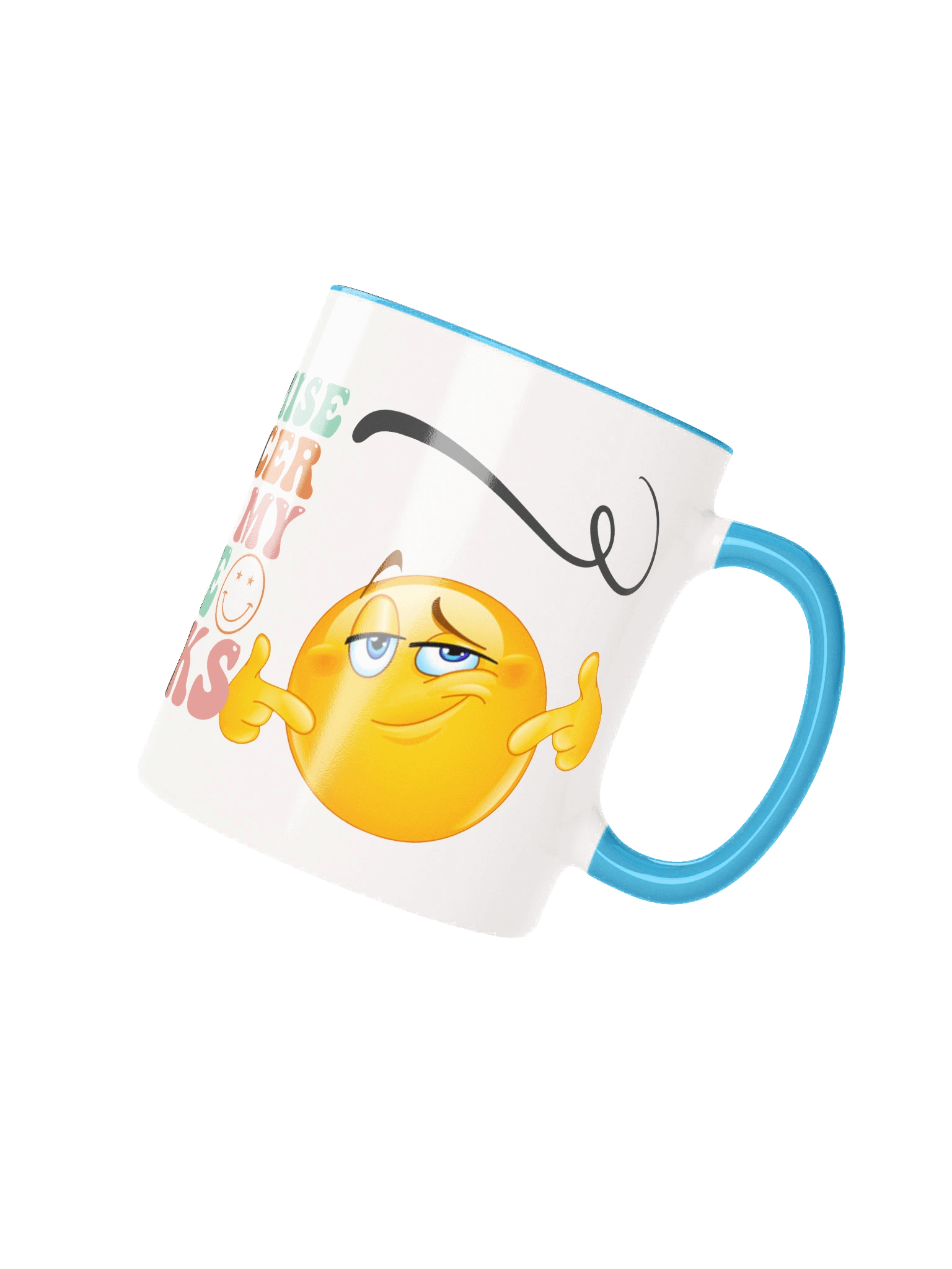 Sly Smiley Ceramic Mug product image (9)