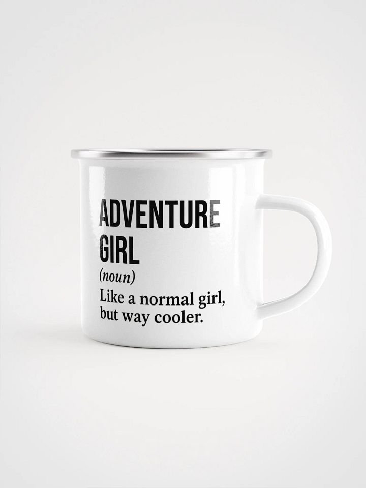 adventure Girl Enamel cup product image (1)