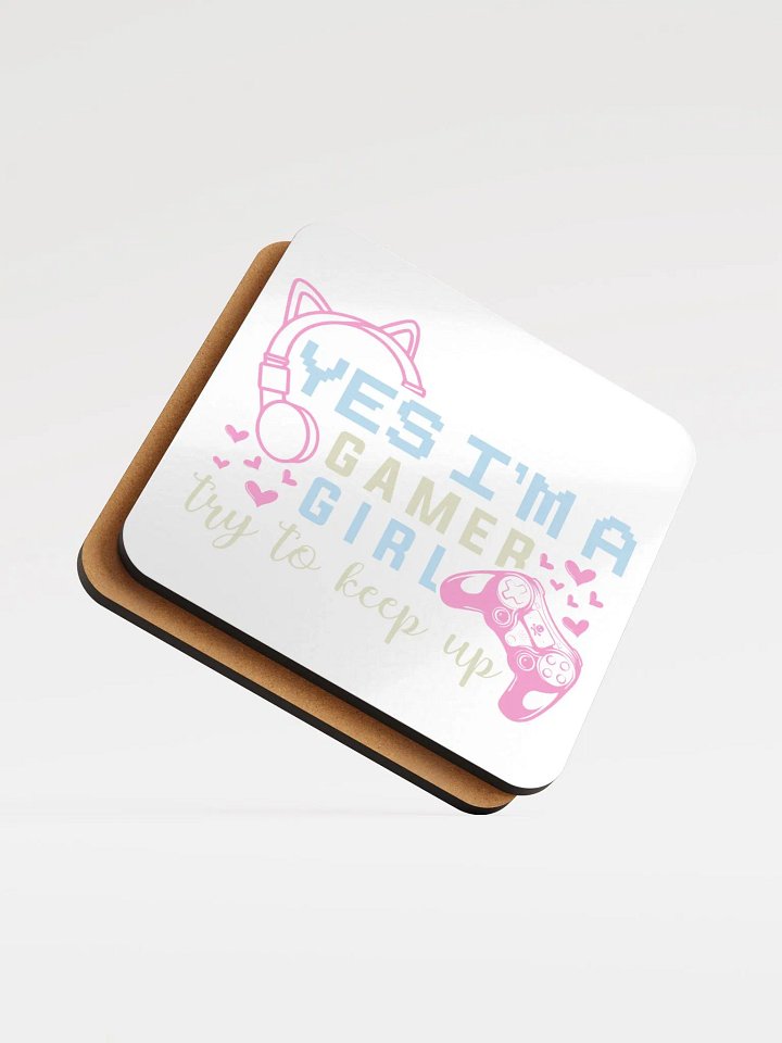 ScarletWolf Gamer Girl Coaster product image (1)